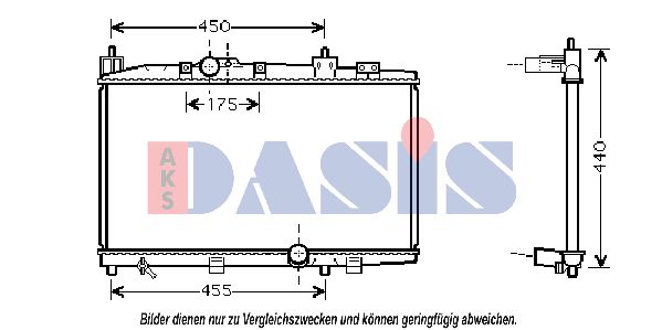 AKS DASIS Radiators, Motora dzesēšanas sistēma 210114N